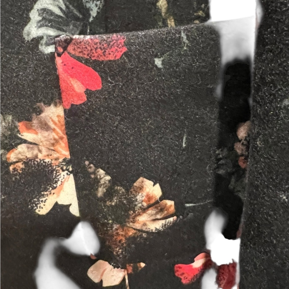 Liu Jo Black Floral Women's Blazer size Eu 40 US Size 8 see measurements. - Picture 6 of 8